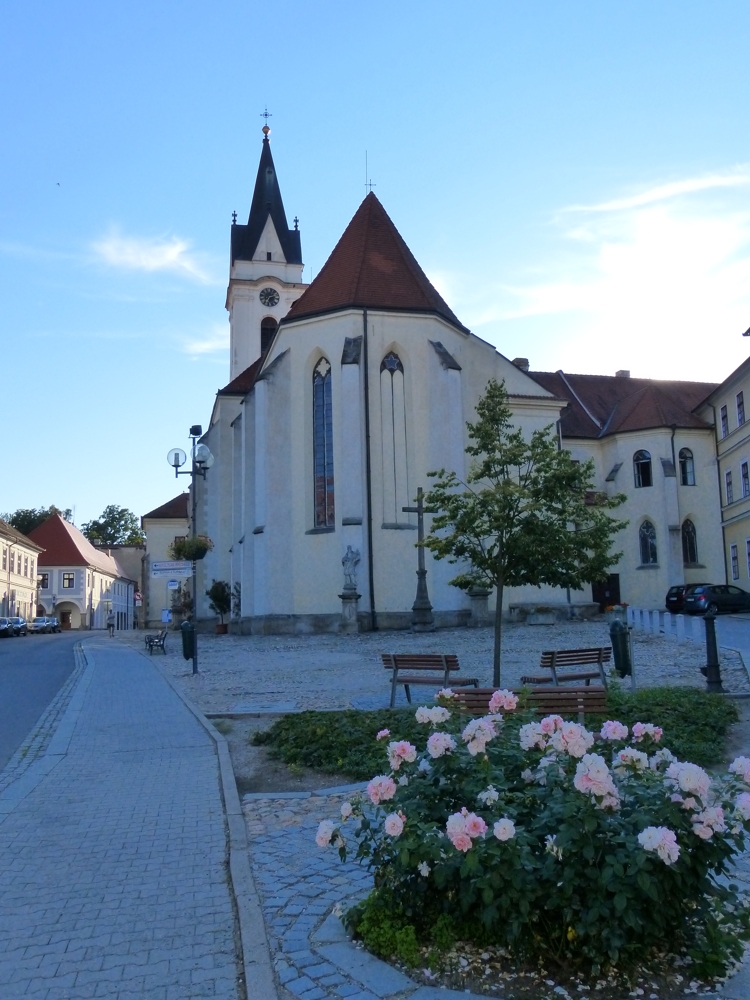 Kostel sv. Jiljí v centru města Třeboň
